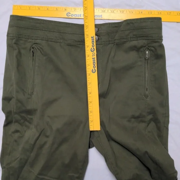Loft High Waist Leggings Army Green NWT Size 12/31 - Picture 3 of 7